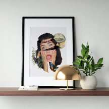 Art fou vintage surréaliste