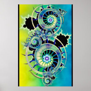 Poster Art fractal de Mandelbrot