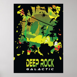 Poster Art Galactique de Deep Rock
