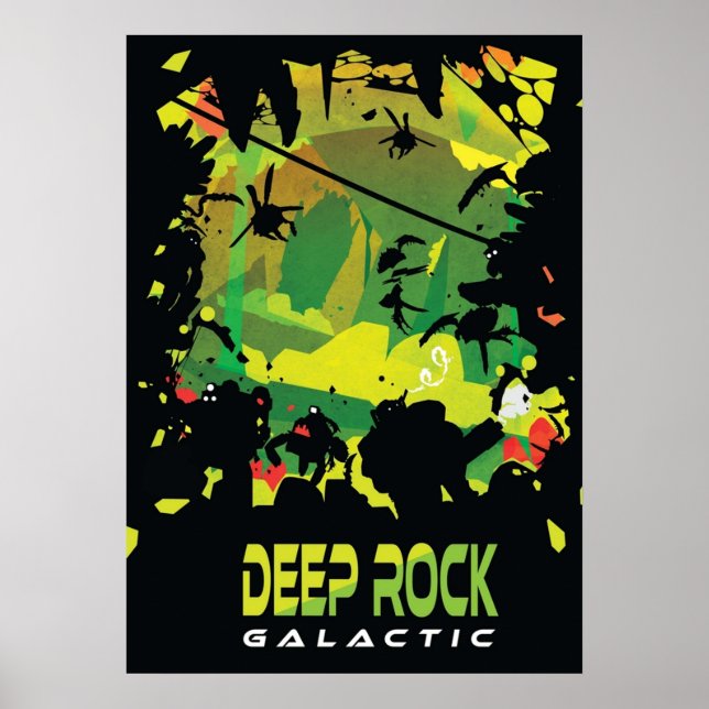 Poster Art Galactique de Deep Rock (Devant)