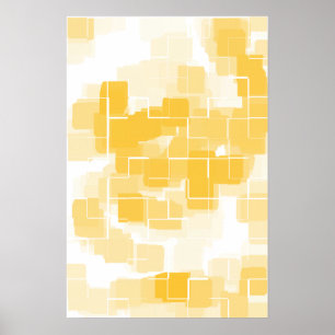 Poster Art géométrique "Melon"