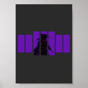 Poster Art gothique de guerrier pirate tactique