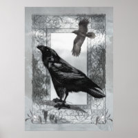 Art gothique du Corbeau victorien Imaginaire