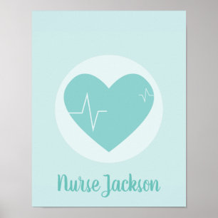 Poster Art graphique Cardiac Médicale