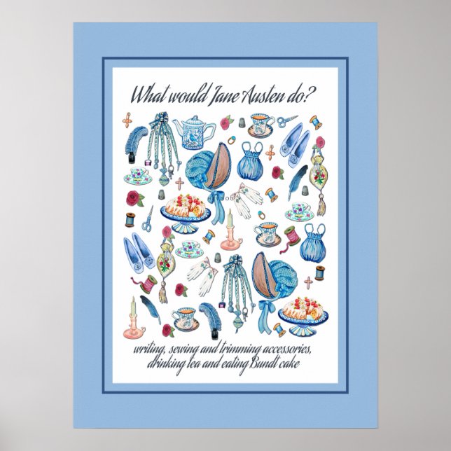 Poster Art Jane Austen (Devant)