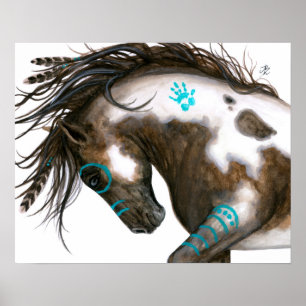 Poster Art majestueux d'affiche de cheval par Bihrle