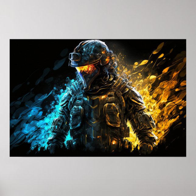 Poster Art Militaire Personne (Devant)