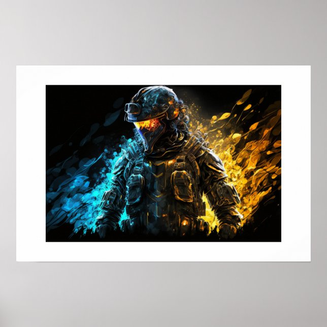 Poster Art Militär (Vorne)