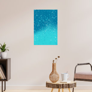 Poster Art minimaliste : Glace brisée