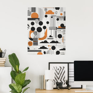 Poster Art moderne Abstrait