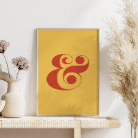Art Moderne Orange Ampersand, Palette Couleur Couc