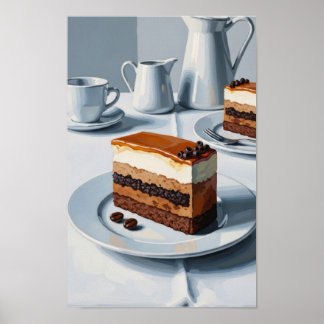 Poster Art murale du gâteau