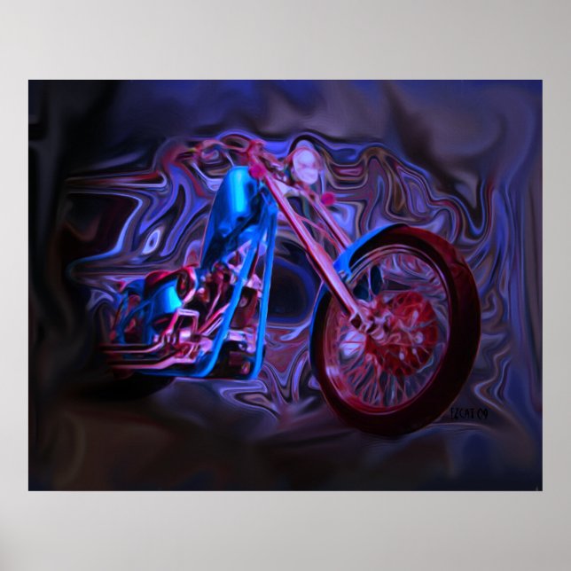 Poster Art Night Rider Imprimer (Devant)