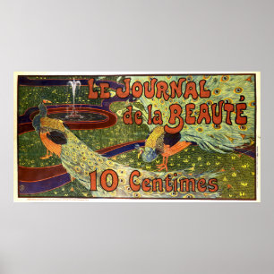 Poster Art Nouveau 1897 Journal et Louis Rhead