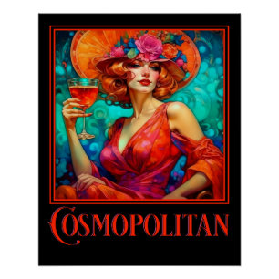 Poster Art Nouveau Cosmopolite