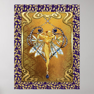 Poster Art Nouveau (Fée)
