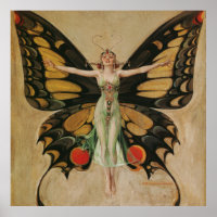 Art nouveau "Le Flapper" Frank Xavier Leyendecker