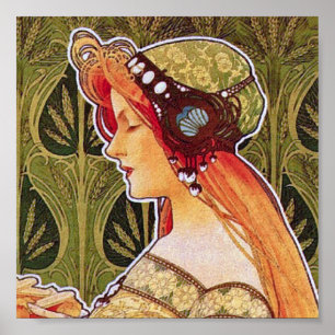 Poster Art Nouveau : Privat-Livemont "Biscuits"