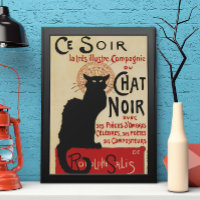 Art Nouveau vintage, Ce Soir Conversation Noir Cha