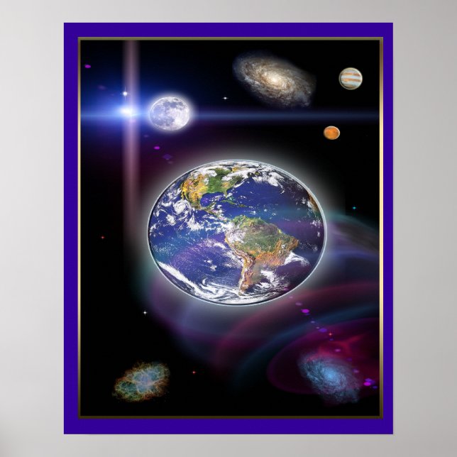Poster Art numérique universel (Devant)