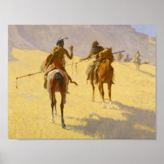 Poster Art occidental de Frederic Remington “La Conférenc