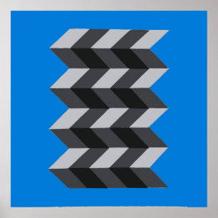 Poster 'Art Op Géométrique Moderne'