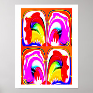 Poster Art papillon extraterrestre
