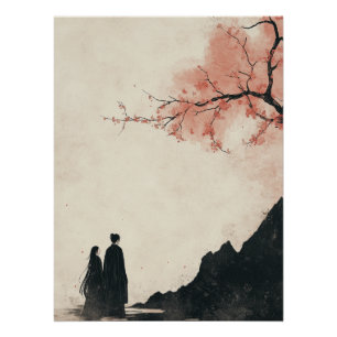 Poster Art Peinture Laver Encre