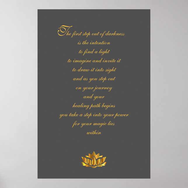 Poster Art poème de récupération (Devant)