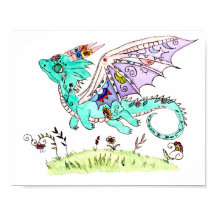 Art populaire hispanique bébé dragon