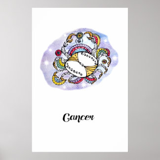 Poster Art print Cancer