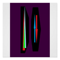 Art profond sombre mystérieux violet design modern