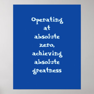 Poster Art Quantique Argent Bleu Glace Profonde
