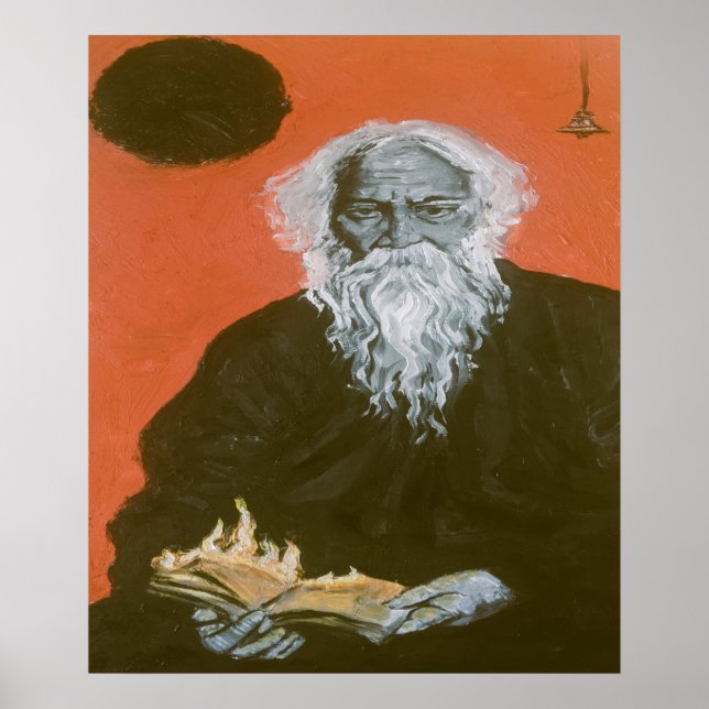 Poster Art Rabindranath Tagore (Devant)