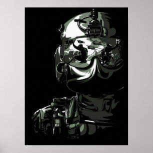 Poster Art Soldat militaire