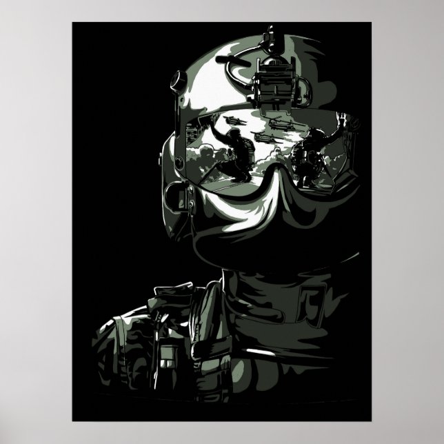 Poster Art Soldat militaire (Devant)