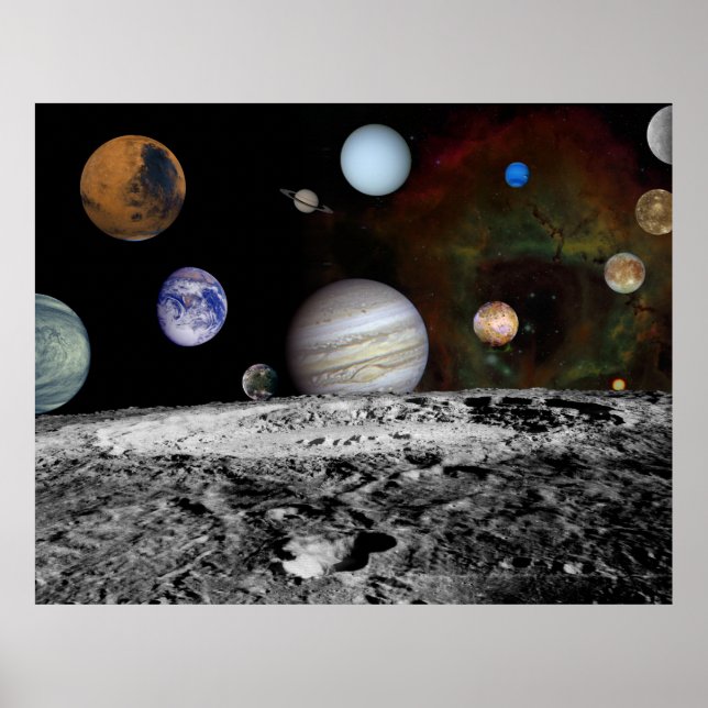 Poster Art spatial (Devant)