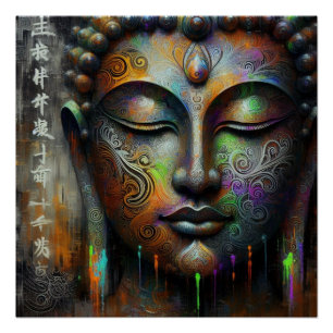 POSTER ART TRANSCENDENTAL DE BUDDHA #2