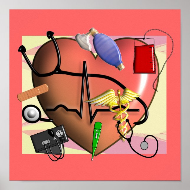 Poster ART Trauma/infirmière/infirmière/infirmière (Devant)