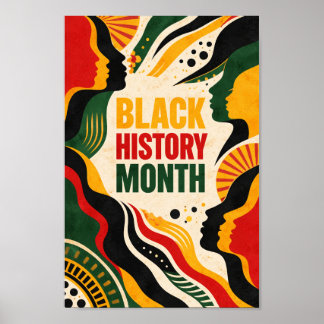 Poster Art vibrant inspiré de l'Afrique