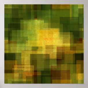 Poster art vintage colorful abstract geometric