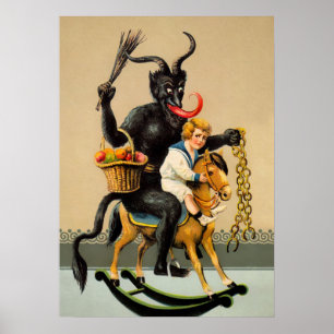 Poster Art Vintage Krampus