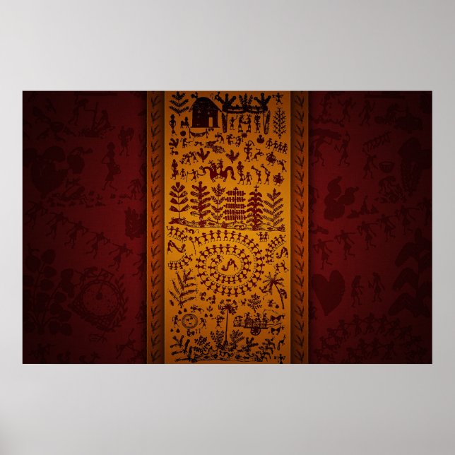 Poster Art Warli (Devant)