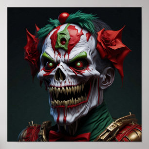 Poster Art zombie généré par IA