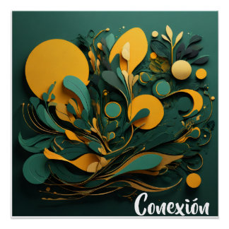 Póster Arte Biodiversidad Viva Conexión Poster