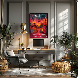 Poster Arte Contemporáneo Berlín: Ciudad de la Libertad