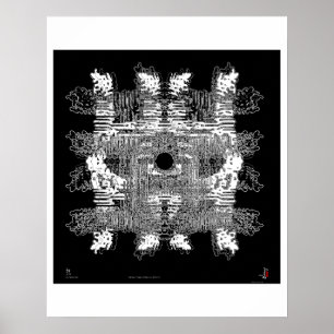 Poster "Artefact de poésie martienne no 0810110"