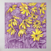 Artichauts de Jérusalem Tournesol Floral Peinture