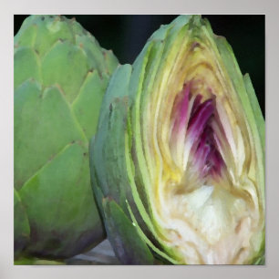 Poster Artichoke Art