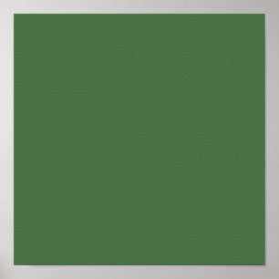 Poster Artichoke vert (couleur solide)